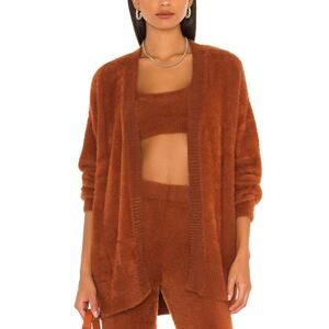 Camila Coelho 'Milani' Brown Nylon Cardigan Size XS